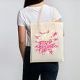 Baseball Phrase With Stars Canvas Tote Bag