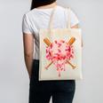 Baseball Pink Camo Ice Cream Youth Boys Girls Canvas Tote Bag