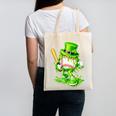 Baseball Player Ice Cream Drip Shamrocks St Patrick's Day Canvas Tote Bag Baseball Player Ice Cream Drip Shamrocks St Patrick's Day Canvas Tote Bag