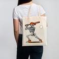Baseball Skeleton Spooky Boys Halloween Baseball Player Canvas Tote Bag Baseball Skeleton Spooky Boys Halloween Baseball Player Canvas Tote Bag