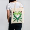 Baseball St Patricks Day Boys Girls Men Women Shamrock Green Canvas Tote Bag