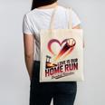 Baseball Valentine Love Is Our Home Run Apparel Canvas Tote Bag Baseball Valentine Love Is Our Home Run Apparel Canvas Tote Bag