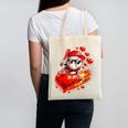 Baseball Valentine's Day Drip Ice Cream Team Canvas Tote Bag Baseball Valentine's Day Drip Ice Cream Team Canvas Tote Bag