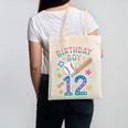 Birthday Boy 12th Birthday Baseball Canvas Tote Bag