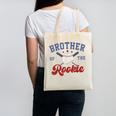 Brother Of Rookie 1st Birthday Baseball Boy Family Matching Canvas Tote Bag Brother Of Rookie 1st Birthday Baseball Boy Family Matching Canvas Tote Bag