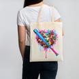 Camo Baseball Heart Drip Valentine Baseball Icecream Boys Canvas Tote Bag Camo Baseball Heart Drip Valentine Baseball Icecream Boys Canvas Tote Bag
