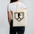 Camo Home Plate Camouflage Baseball Batter Youth Boys Canvas Tote Bag