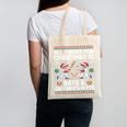 Christmas Baseball Bats Catcher Mitts Holiday Tee Canvas Tote Bag Christmas Baseball Bats Catcher Mitts Holiday Tee Canvas Tote Bag