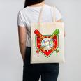 Christmas Baseball Ice Cream Drip Men Women Kids Canvas Tote Bag Christmas Baseball Ice Cream Drip Men Women Kids Canvas Tote Bag