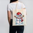 Christmas Baseball Snowman Xmas Pajamas Women Men Boys Canvas Tote Bag
