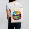 Colorful Baseball Field Home Run Baseball Player Fans Canvas Tote Bag Colorful Baseball Field Home Run Baseball Player Fans Canvas Tote Bag
