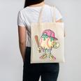 Cute Baseball Ice Cream Drip For Girls & Boys 2 Sides Canvas Tote Bag