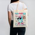 Dabbing Drippy 100th Days Of School Baseball Ice Cream Drip Canvas Tote Bag Dabbing Drippy 100th Days Of School Baseball Ice Cream Drip Canvas Tote Bag