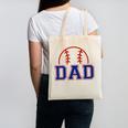 Dad Of Rookie 1st Birthday Baseball Boy Family Matching Canvas Tote Bag