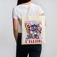 Dominican Puerto Rican Pride Baseball Flag Unity Canvas Tote Bag