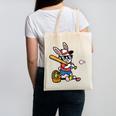 Easter Bunny Baseball Player Batter Rabbit Boys Kids Men Canvas Tote Bag