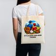 Father Son Baseball Father's Day Canvas Tote Bag