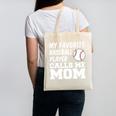 My Favorite Baseball Player Calls Me Mom Canvas Tote Bag My Favorite Baseball Player Calls Me Mom Canvas Tote Bag