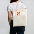 FO23VER Trendy Number 23 Baseball Team Sport For Women Men Canvas Tote Bag