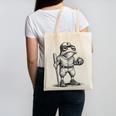Frog Basketbal Men Women Grumpy Frog Playing Baseball Canvas Tote Bag Frog Basketbal Men Women Grumpy Frog Playing Baseball Canvas Tote Bag