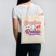 Grandparent Grandma Of The 1 Rookie Baseball Canvas Tote Bag Grandparent Grandma Of The 1 Rookie Baseball Canvas Tote Bag