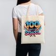 Happy 100 Days Of School Baseball Drip For Kids Teachers Canvas Tote Bag Happy 100 Days Of School Baseball Drip For Kids Teachers Canvas Tote Bag
