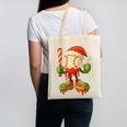 Ice Cream Drip Baseball Christmas Baseball Drip Candy Cane Canvas Tote Bag Ice Cream Drip Baseball Christmas Baseball Drip Candy Cane Canvas Tote Bag