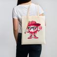 Ice Cream Drip Baseball Valentine's Day Spots Baseball Drip Canvas Tote Bag Ice Cream Drip Baseball Valentine's Day Spots Baseball Drip Canvas Tote Bag