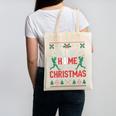 I’Ll Be Home For Christmas Baseball Ugly Sweater Art Canvas Tote Bag I’Ll Be Home For Christmas Baseball Ugly Sweater Art Canvas Tote Bag