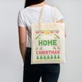 I’Ll Be Home For Christmas Baseball Ugly Sweater Canvas Tote Bag I’Ll Be Home For Christmas Baseball Ugly Sweater Canvas Tote Bag
