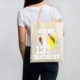 It's My 13th Birthday Baseball Softball Heart 13 Year Old Canvas Tote Bag It's My 13th Birthday Baseball Softball Heart 13 Year Old Canvas Tote Bag