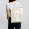 Jesus Has My Back Baseball Faith Motivation Tee Christian Canvas Tote Bag Jesus Has My Back Baseball Faith Motivation Tee Christian Canvas Tote Bag