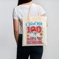 I Just Hit 100 Days Of School Baseball 100th Day Boys Kids Canvas Tote Bag I Just Hit 100 Days Of School Baseball 100th Day Boys Kids Canvas Tote Bag
