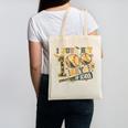 I Just Hit 100 Days Of School Baseball Teacher Student Retro Canvas Tote Bag
