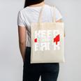 Keep Coming Back Celebrate Recovery Rehab NA AA Raglan Baseball Tee Canvas Tote Bag
