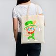 Kids St Patricks Day Shirt Leprechaun Baseball Boys Men Canvas Tote Bag