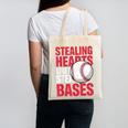 Kids Stealing Hearts Like I Steal Bases Cute Baseball Boys Canvas Tote Bag Kids Stealing Hearts Like I Steal Bases Cute Baseball Boys Canvas Tote Bag