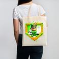 Leprechaun Baseball St Patricks Day Ice Cream Drip Men Boys Canvas Tote Bag
