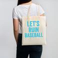 Let's Ruin Baseball Baseball Humor Sarcastic Baseball Premium Tri-Blend Canvas Tote Bag Let's Ruin Baseball Baseball Humor Sarcastic Baseball Premium Tri-Blend Canvas Tote Bag