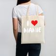 I Love Mamie Heart Grandma Grandmother Grandparent Raglan Baseball Tee Canvas Tote Bag I Love Mamie Heart Grandma Grandmother Grandparent Raglan Baseball Tee Canvas Tote Bag