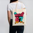 Mason 67 Ice Cream Drip Baseball Meme Canvas Tote Bag Mason 67 Ice Cream Drip Baseball Meme Canvas Tote Bag