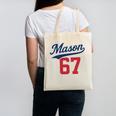 Mason 67 Jersey Baseball Men Women Boys Girls Number 6 7 Canvas Tote Bag Mason 67 Jersey Baseball Men Women Boys Girls Number 6 7 Canvas Tote Bag