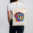 Number 67 Baseball Glove Ice Cream Drip Six Seven Meme Canvas Tote Bag Number 67 Baseball Glove Ice Cream Drip Six Seven Meme Canvas Tote Bag