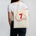 Number 7 Years Baseball 7TH Birthday Canvas Tote Bag Number 7 Years Baseball 7TH Birthday Canvas Tote Bag