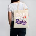 Pop Rookie Of Year 1st Birthday Baseball Theme Matching Canvas Tote Bag Pop Rookie Of Year 1st Birthday Baseball Theme Matching Canvas Tote Bag