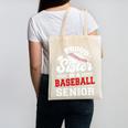 Proud Sister Of A Baseball Senior Class Of 2026 Graduation Canvas Tote Bag Proud Sister Of A Baseball Senior Class Of 2026 Graduation Canvas Tote Bag