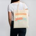 Weekends Coffee Baseball Retro Vibes Canvas Tote Bag Weekends Coffee Baseball Retro Vibes Canvas Tote Bag
