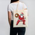 Santa Playing Baseball Baseball Lover Baseballer Xmas Canvas Tote Bag Santa Playing Baseball Baseball Lover Baseballer Xmas Canvas Tote Bag