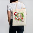 Santa Sports Ice Baseball Christmas Xmas Pajama Kid Men Boys Canvas Tote Bag
