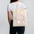 Senior Dad Class Of 2026 Graduate Baseball 2026 Graduation Canvas Tote Bag Senior Dad Class Of 2026 Graduate Baseball 2026 Graduation Canvas Tote Bag